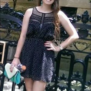 Black & White Polka Dot Dress